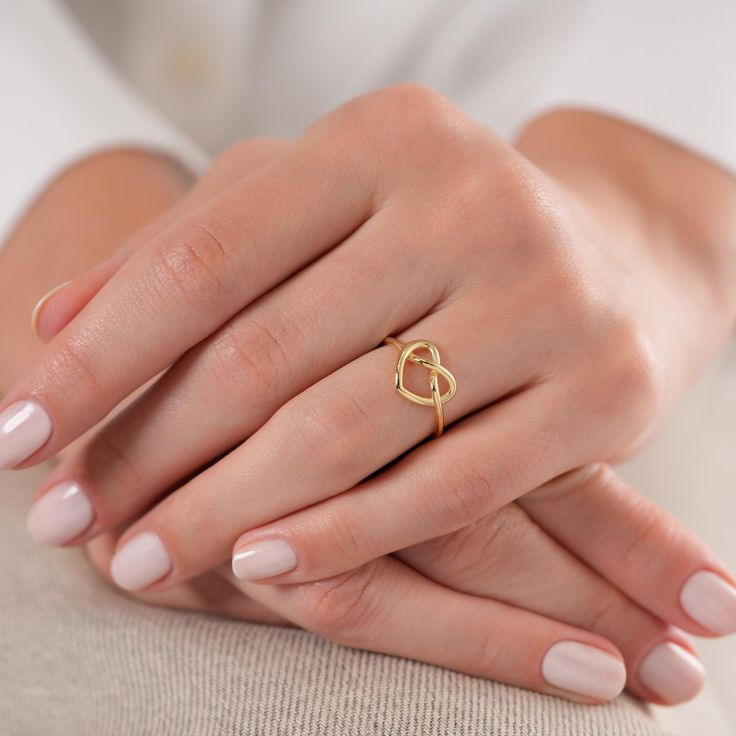 Love Knot Adjustable Ring