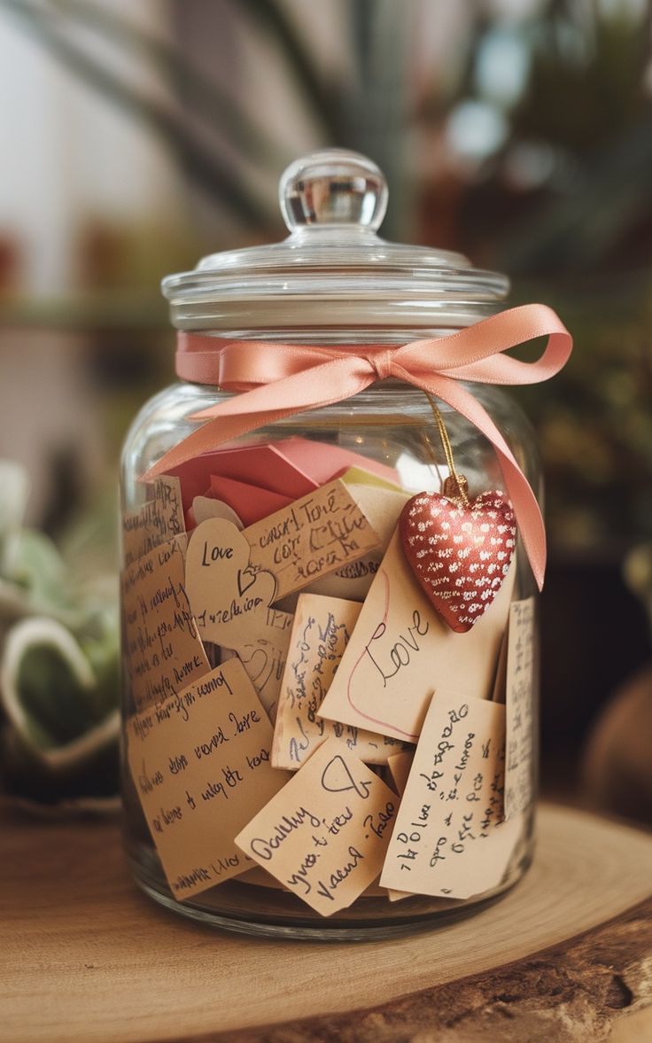 Memory Jar with Love Slips