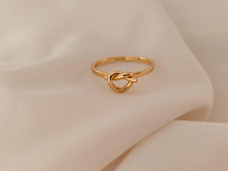 Love Knot Adjustable Ring