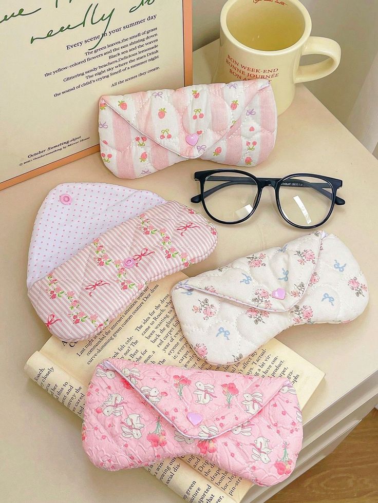 Soft Fabric Eyeglass Pouch