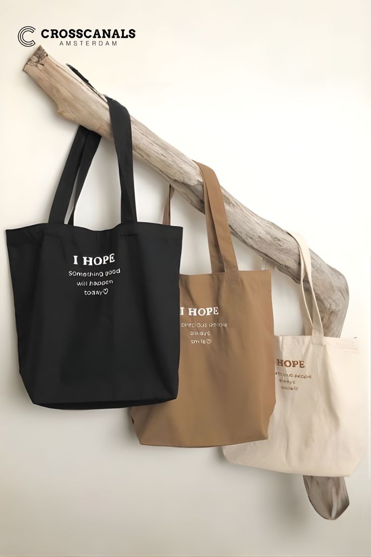 Minimal Fabric Tote Bag