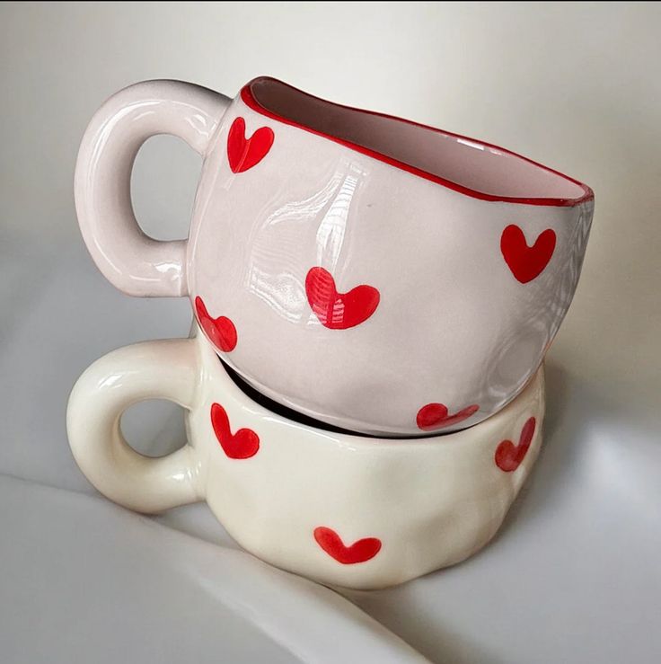 Heart Handle Ceramic Mug