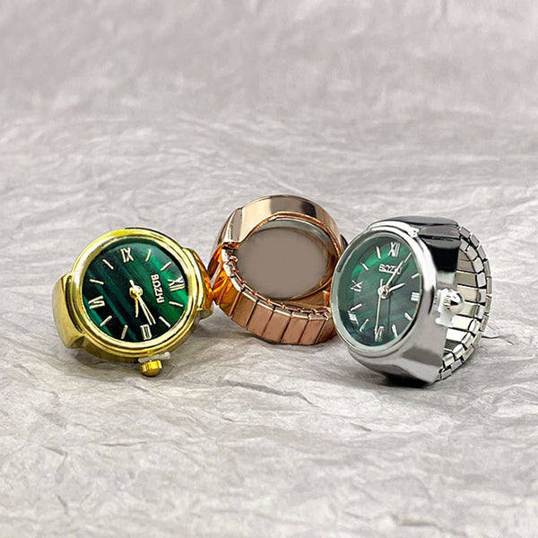 Ring Watch Small Green Advanced Alloy Shell