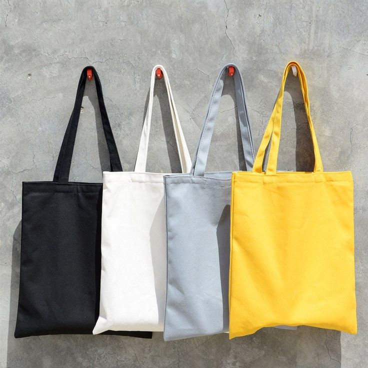 Minimal Fabric Tote Bag