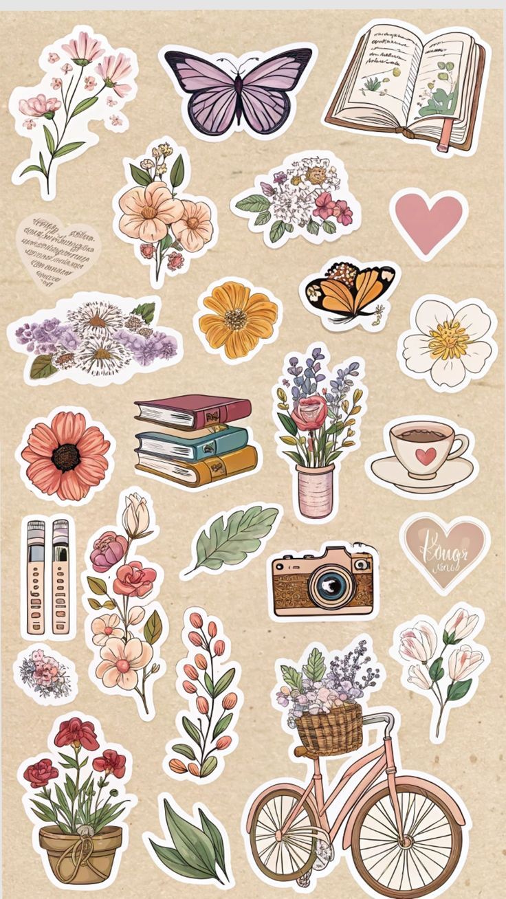 Aesthetic Laptop Sticker Pack